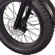 Wheelworks C91 Fat bike 1000W - Svart