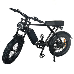 Wheelworks C91 Fat bike 1000W - Svart