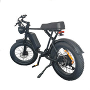 Wheelworks C91 Fat bike 1000W - Svart