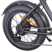 Wheelworks C91 Fat bike 1000W - Svart