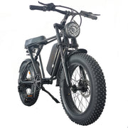 Wheelworks C91 Fat bike 1000W - Svart